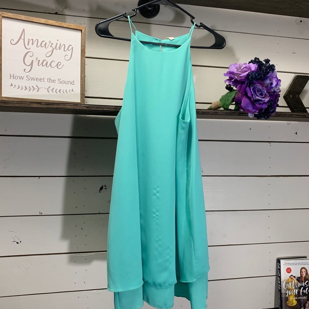 Tyche Spaghetti Strap Shift Dress